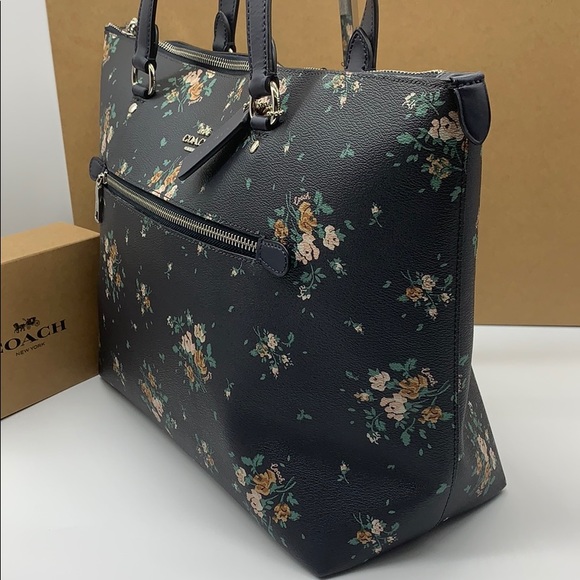 COACH GALLERY TOTE ROSE BOUQUET - Picture 3 of 16